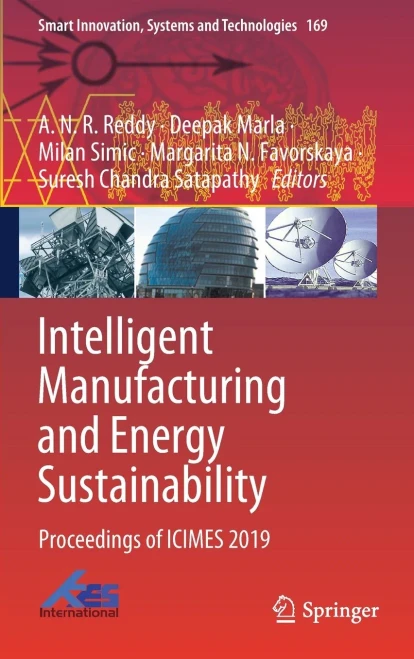 Intelligent Manufacturing And Energy Sustainability: Proceedings Of Icimes 2019 (Smart Innovation, Systems And Technologies, 169) - Hardcover