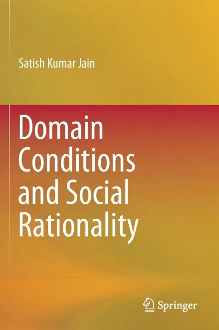 Domain Conditions And Social Rationality - Paperback