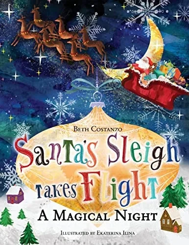 Santa's Sleigh Takes Flight! A Magical Night.