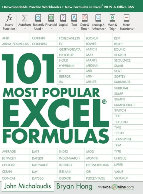 101 Most Popular Excel Formulas (Hardback)