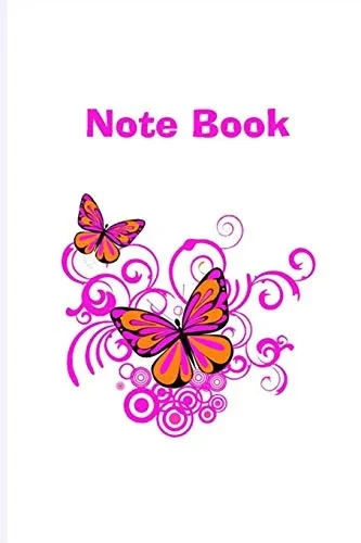 Pink Butterfly Note Book: Beautiful Butterfly For Your Writing