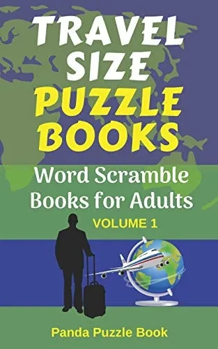 Travel Size Puzzle Books: Word Scramble Books For Adults (Volume)