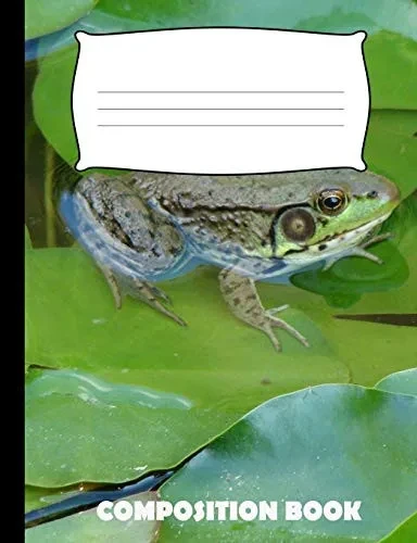 Composition Book: Bullfrog Composition Notebook Wide Ruled