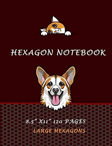 Hexagon Notebook 8.5" X 11" 120 Pages Large Hexagons: Hexagonal Graph Paper Notebook, 120 Pages, Large Hexagons Battle Games Gaming Paper Also Organic ... 8.5 X 11 Inches (21.6 X 28 Cm Cm) (Volume)