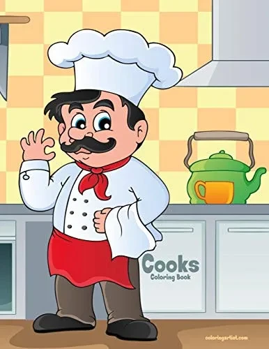 Cooks Coloring Book