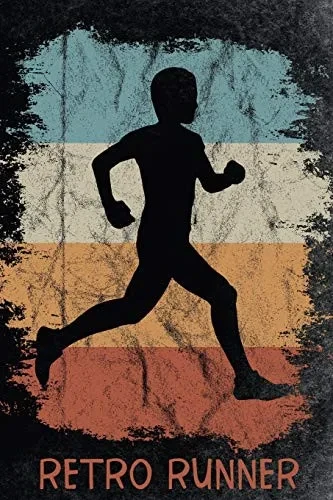 Retro Runner: Funky 365 Days Runners Log Book To Track Your Day-By-Day Training Progresses