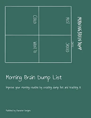 Morning Brain Dump List: Improve Your Morning Routine By Creating Dump List And Tracking It