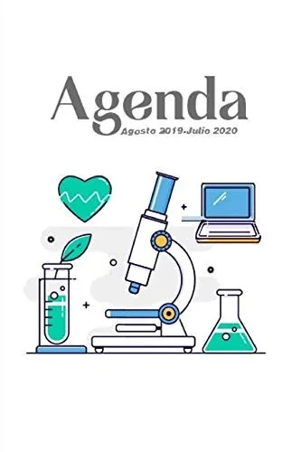 Agenda Agosto 2019 - Julio 2020: Tema Enfermeria Medicina Agenda Mensual Y Semanal + Organizador I Agosto 2019 A Julio 2020 6 X 9 In (Spanish Edition)
