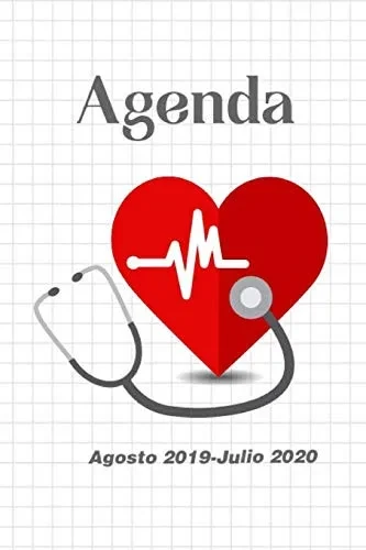 Agenda Agosto 2019 - Julio 2020: Tema Enfermeria Medicina Agenda Mensual Y Semanal + Organizador I Agosto 2019 A Julio 2020 6 X 9 In (Spanish Edition)