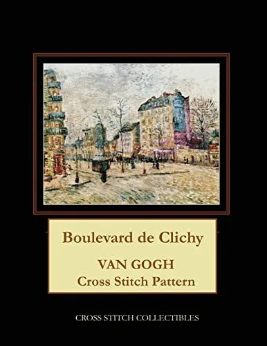 Boulevard De Clichy: Van Gogh Cross Stitch Pattern