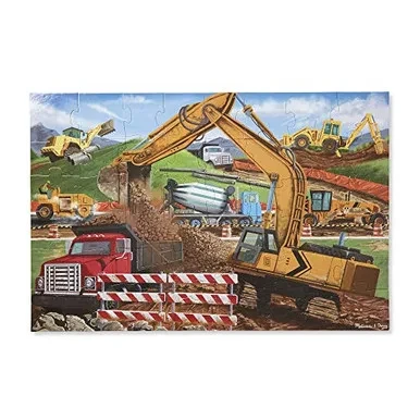 Melissa & Doug Building Site Floor Puzzle - 48 Pieces