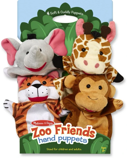 Melissa & Doug Zoo Friends Hand Puppets
