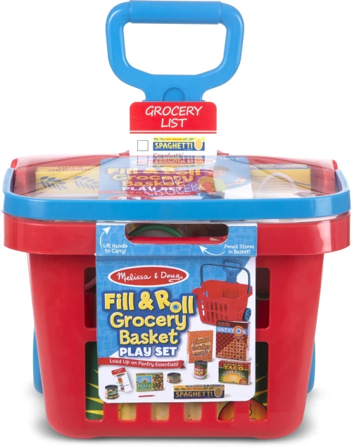Melissa & Doug Grocery Basket Play Set