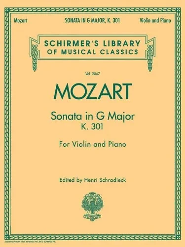 Sonata in G Major, K301: Schirmer Library of Classics Volume 2067 for Violin and Piano (Schirmer's Library of Musical Classics)