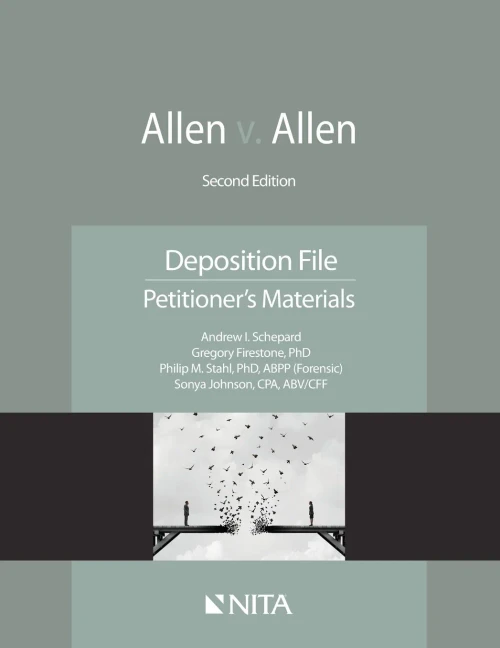 Allen V. Allen: Deposition File, Petitioner'S Materials (Nita)