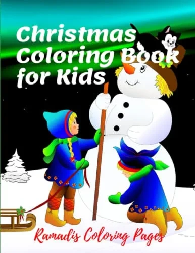 Christmas Coloring Book For Kids: Christmas Coloring Pages For Kids / Activity Book With Coloring, Bible Word Search And Sudoku / Amazing And Fun Houers / 8.5 X 11 Inch