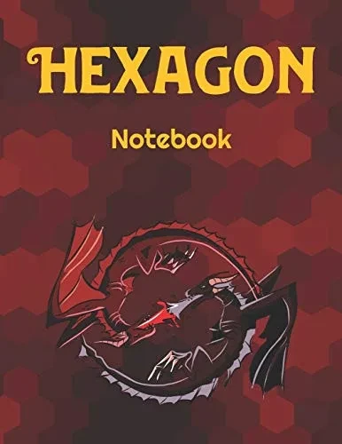 Hexagon Notebook: Hexagonal Graph Paper Notepad