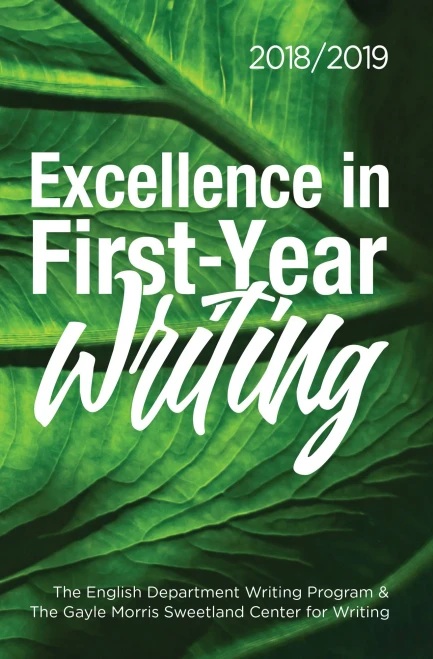 Excellence In First-Year Writing 2018/2019