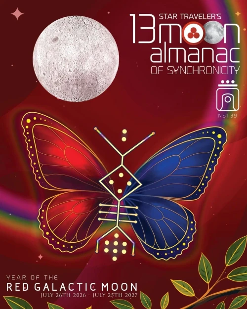 Star Traveler's 13 Moon Almanac of Synchronicity: Year of the White Magnetic Wizard 2018-2019