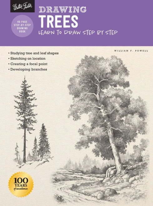 Drawing: Trees With William F. Powell: Learn To Draw Step By Step (How To Draw & Paint)
