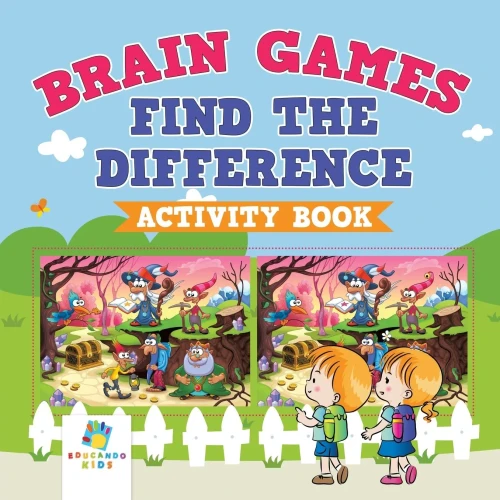 Brain Games Find The Difference Activity Book
