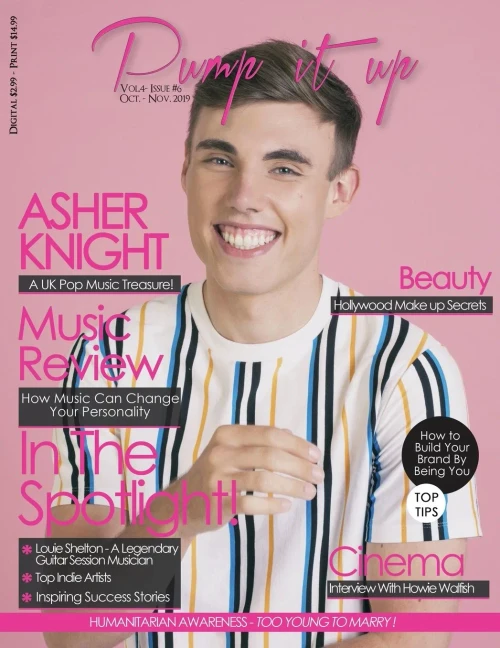 Pump It Up Magazine: Asher Knight - A Uk Pop Music Treasure (Volume 4)