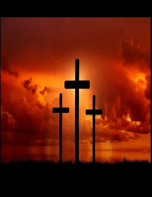The Cross Christian Inspirational Notebook: 100 Pages 8.5" X 11" Wide Ruled Line Paper - 9781087816869