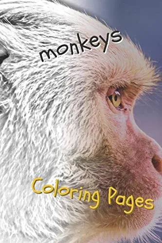 Monkeys Coloring Pages: Beautiful Coloring Pages For Adults Relaxation - 9781090740168