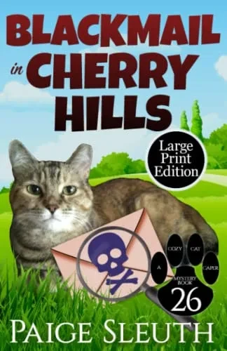 Blackmail In Cherry Hills (Cozy Cat Caper Mystery) - 9781091921153