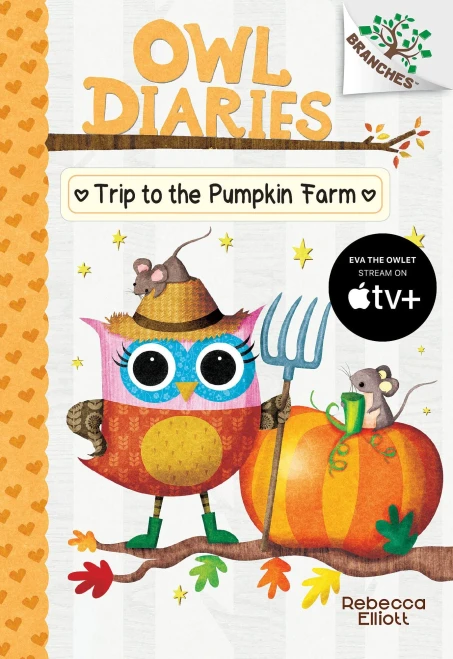 Trip To The Pumpkin Farm: A Branches Book (Owl Diaries #11) (Library Edition) (11)