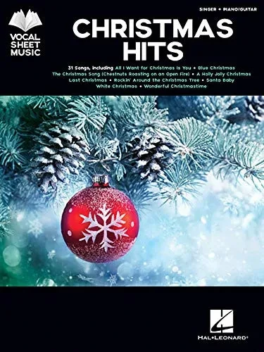 Christmas Hits: Singer + Piano/Guitar (Vocal Sheet Music)