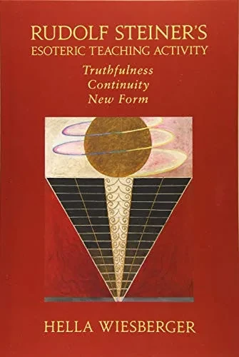 Rudolf Steiner'S Esoteric Teaching Activity: Truthfulness  Continuity  New Form