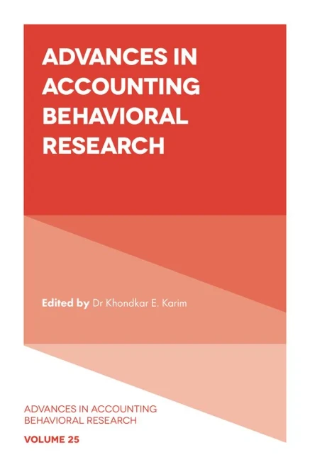Advances In Accounting Behavioral Research (25)