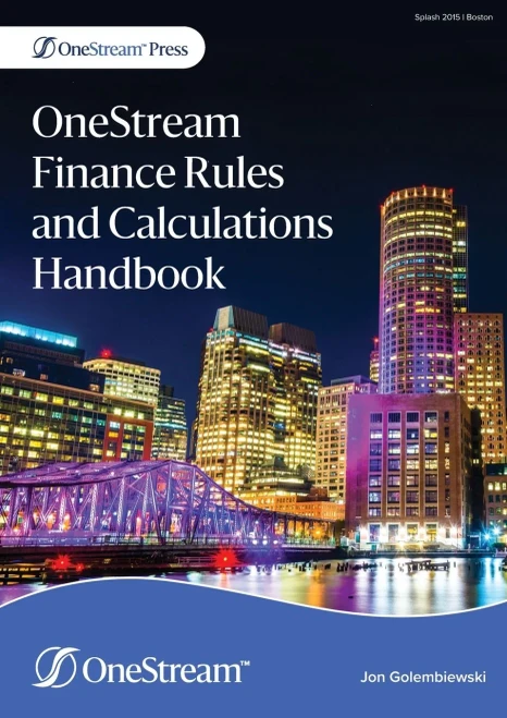 Onestream Finance Rules And Calculations Handbook