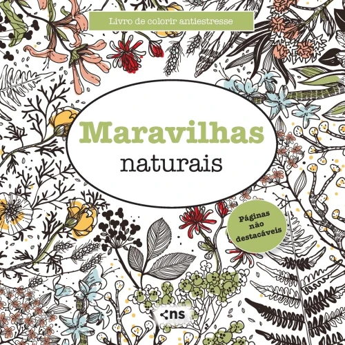 Livro De Colorir Antiestresse Maravilhas Naturais (Portuguese Edition)