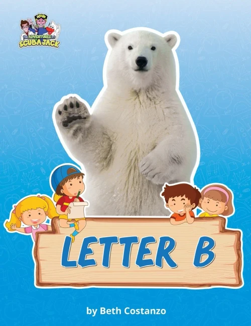 Letter B/Bears Activity Workbook For Kids 2-6