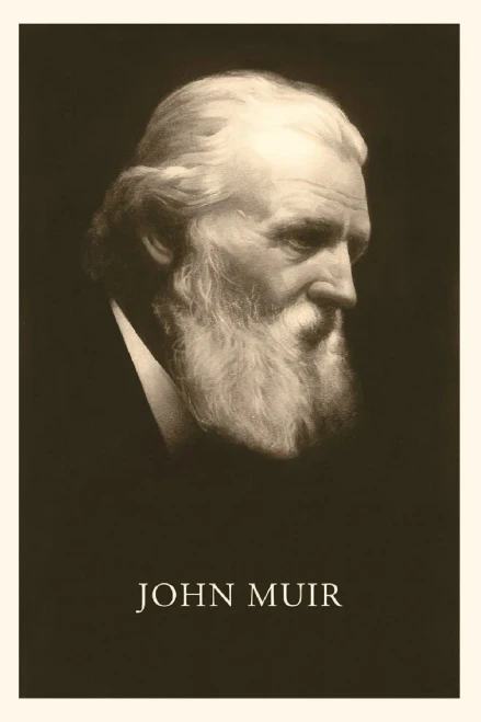 Vintage Journal Photograph Of John Muir (Pocket Sized - Found Image Press Journals)