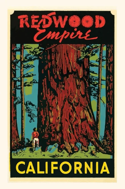 Vintage Journal Rewood Empire Decal (Pocket Sized - Found Image Press Journals)