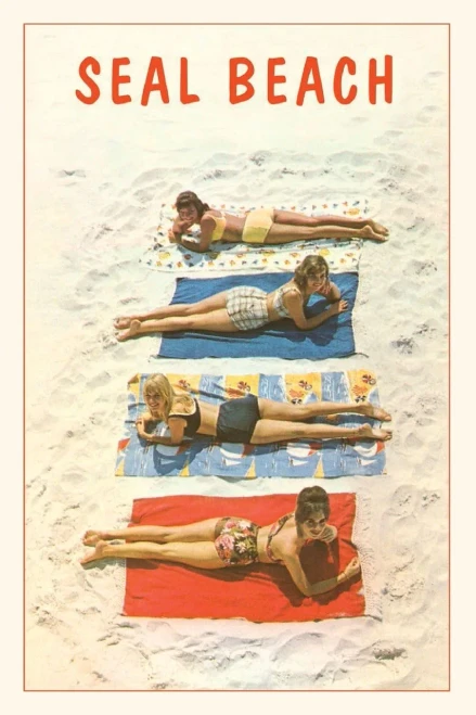 Vintage Journal Seal Beach Bathing Beauties (Pocket Sized - Found Image Press Journals)