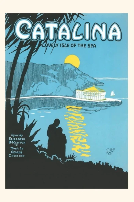 Vintage Journal Sheet Music For Catalina (Pocket Sized - Found Image Press Journals)