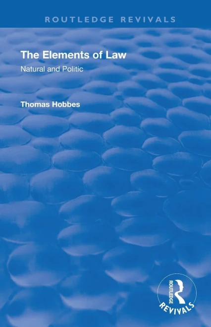 The Elements of Law (Routledge Revivals)