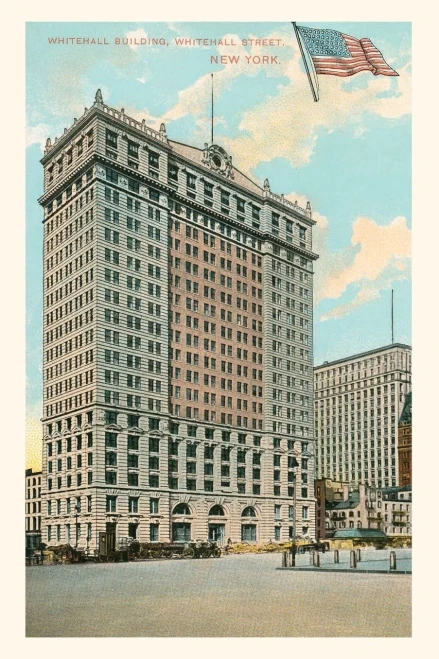 Vintage Journal Whitehall Building, New York City (Pocket Sized - Found Image Press Journals)