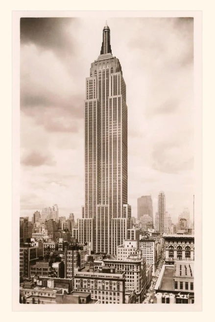 Vintage Journal Empire State Building (Pocket Sized - Found Image Press Journals)