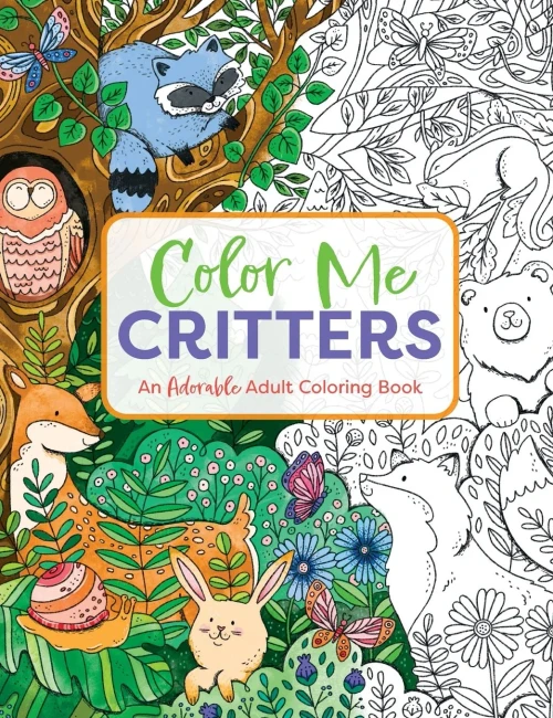 Color Me Critters: An Adorable Adult Coloring Book (Color Me Coloring Books)