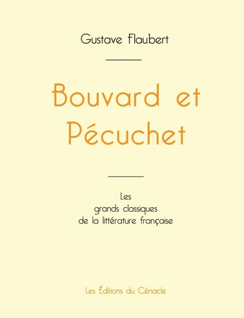 Bouvard Et Pécuchet De Gustave Flaubert (Édition Grand Format) (French Edition)