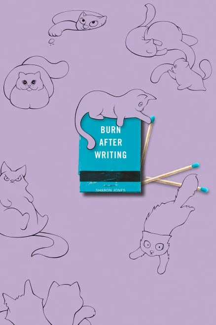 Burn After Writing (Purple With Cats)