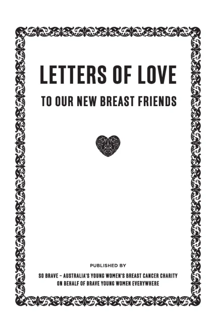 Letters Of Love - To Our New Breast Friends