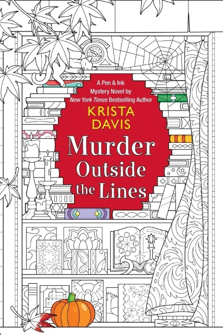 Murder Outside the Lines (Pen & Ink)