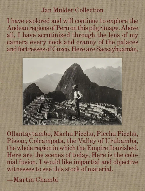 Martín Chambi: Photography (The Jan Mulder Collection)