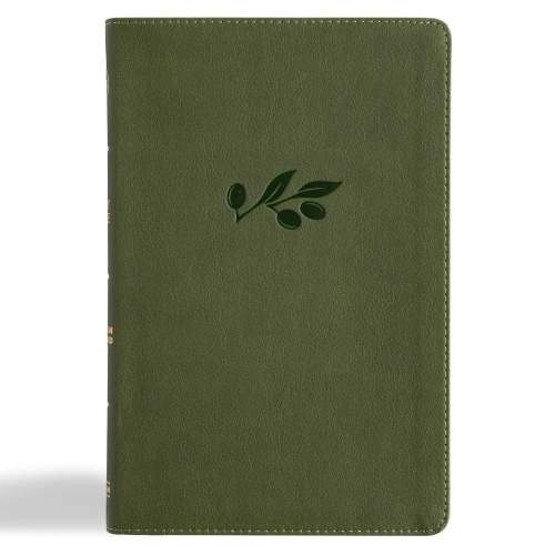 Csb Thinline Bible, Olive Leathertouch